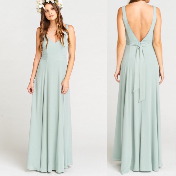 Show Me Your Mumu Jenn Dress Silver Sage NEW - Picture 1 of 10